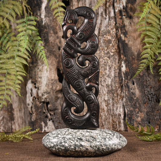 NZ Wood Manaia Sculpture