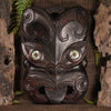 NZ Wood Wheku Mask Sculpture 