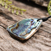 Pāua Shell Small Freeform Pendant