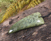 Flower Jade Pounamu Tooth pendant - NZ Greenstone
