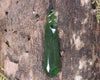 Kawakawa Pounamu Roimata Pendant - NZ Greenstone