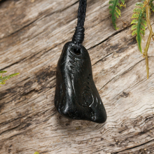 NZ Serpentine XSmall Freeform Pendant (BN486)