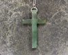 Sterling Silver Cross Pounamu Pendant