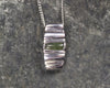 Hapopo Pounamu pendant set in Sterling Silver - NZ Greenstone