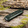 NZ Greenstone Small Freeform Toki Pendant (BN465) Kawakawa Pounamu