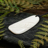 NZ Bone Large Roimata with Koru Pendant (BP824)