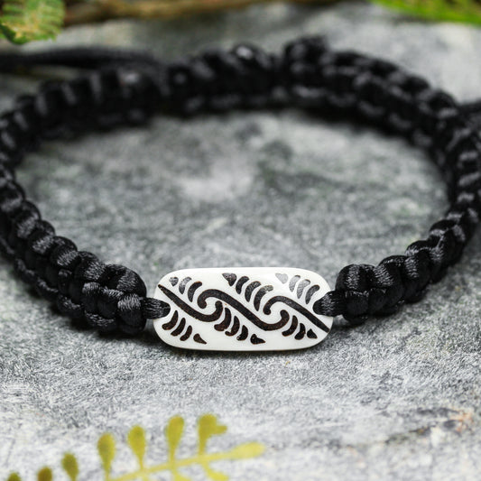 Bone Adjustable Cord Bracelet (BN512)