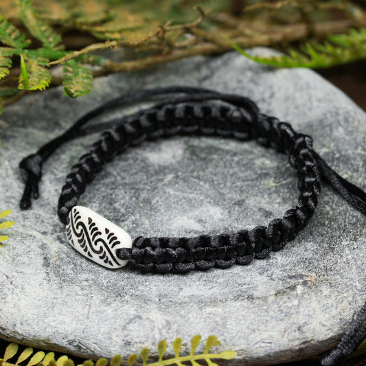 Bone Adjustable Cord Bracelet (BN512)