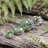 NZ Greenstone Large Sterling Silver Pendant