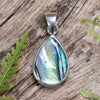 Sterling Silver Small Pāua Shell Pendant