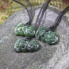 Hei Tiki pendant carved from Hapopo Pounamu - NZ Greenstone