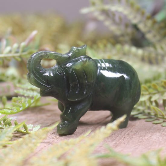 Rimu Pounamu Elephant Sculpture