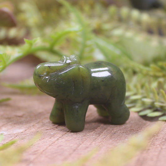Rimu Pounamu Elephant Sculpture