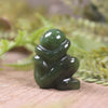 Kawakawa pounamu Monkey Sculpture