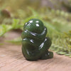 Kawakawa pounamu Monkey Sculpture