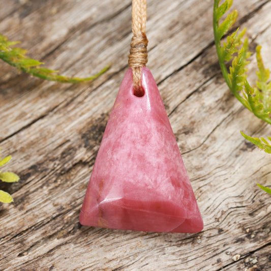 Rhodonite Small Freeform Pendant (BT611)