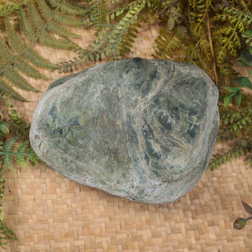 Freeform Kawakawa Pounamu Sculpture