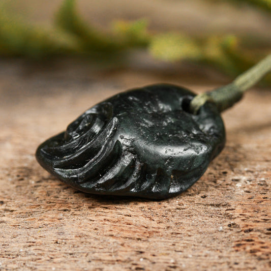 NZ Serpentine XSmall Freeform Pendant (BT624)