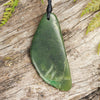 NZ Greenstone Medium Freeform Pendant (BT629) Hapopo Pounamu