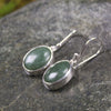 Roimata or Teardrop earrings carved from Hapopo Pounamu - NZ Greenstone
