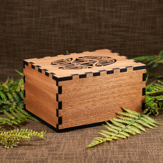 NZ Wood Large Rectangle Decorative Box (BT651)