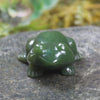 Kawakawa Pounamu Frog Sculpture
