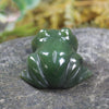 Kawakawa Pounamu Frog Sculpture