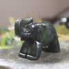 Kawakawa Pounamu Elephant Sculpture
