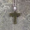 Rimu Pounamu pendant set in Sterling Silver - NZ Greenstone