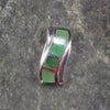 Hapopo Pounamu pendant set in Sterling Silver - NZ Greenstone