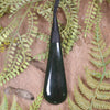 Roimata or Teardop with Koru carved from Kawakawa Pounamu - NZ Greenstone