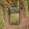 Flower Jade Pounamu Toki Pendant - NZ Greenstone
