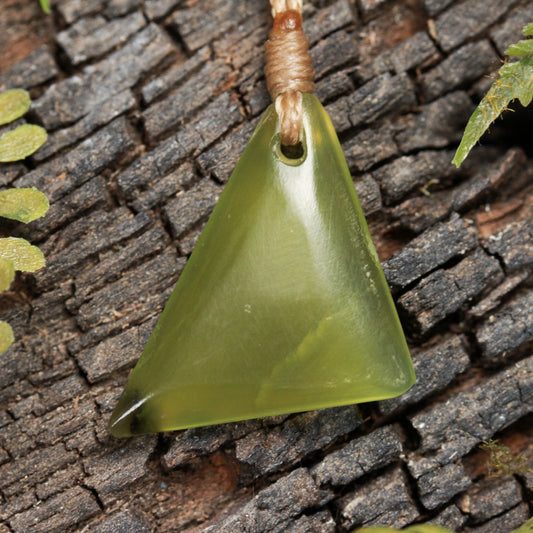 NZ Greenstone XSmall Freeform Pendant (BT676) Tangiwai Pounamu