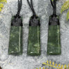 NZ Greenstone Small Toki Pendant (BW446) Kawakawa Pounamu