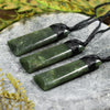 NZ Greenstone Small Toki Pendant (BW446) Kawakawa Pounamu