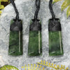 NZ Greenstone Small Toki Pendant (BW445) Hapopo Pounamu