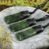 NZ Greenstone Small Toki Pendant (BW445) Hapopo Pounamu