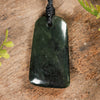NZ Greenstone XSmall Freeform Toki Pendant (BT695) Kawakawa Pounamu