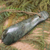 Mere carved from Hapopo Pounamu - NZ Greenstone