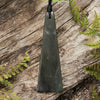 NZ Greenstone Medium Freeform Toki Pendant (BT728) Rimu Pounamu