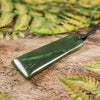 NZ Greenstone Small Freeform Toki Pendant (BT725) Hapopo Pounamu