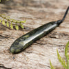 NZ Greenstone Small Freeform Roimata Pendant (BT713) Douglas Creek Pounamu