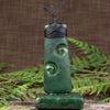 NZ Greenstone Toki with Koru Sculpture (CB549) Hapopo Pounamu