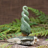 NZ Greenstone Twist Sculpture (CB550) Flower Jade Pounamu