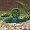 Pounamu Koru sculpture - NZ Greenstone