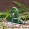 Pounamu Koru sculpture - NZ Greenstone