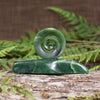Pounamu Koru sculpture - NZ Greenstone