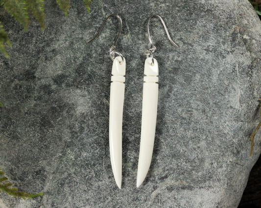 Bone Medium Niho Earrings (BM692)