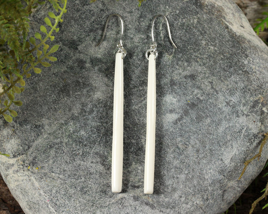 Bone Medium Roimata Earrings (BM693)