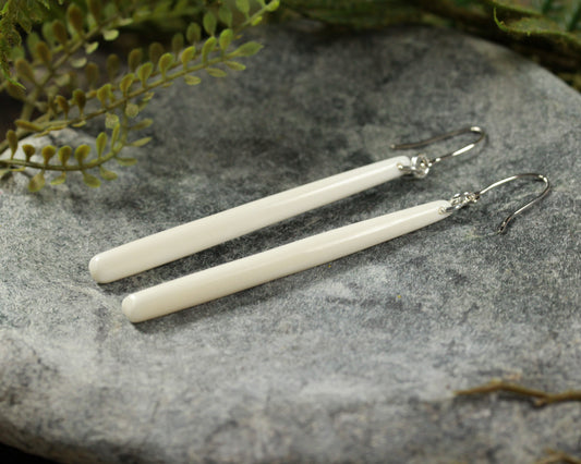 Bone Medium Roimata Earrings (BM693)